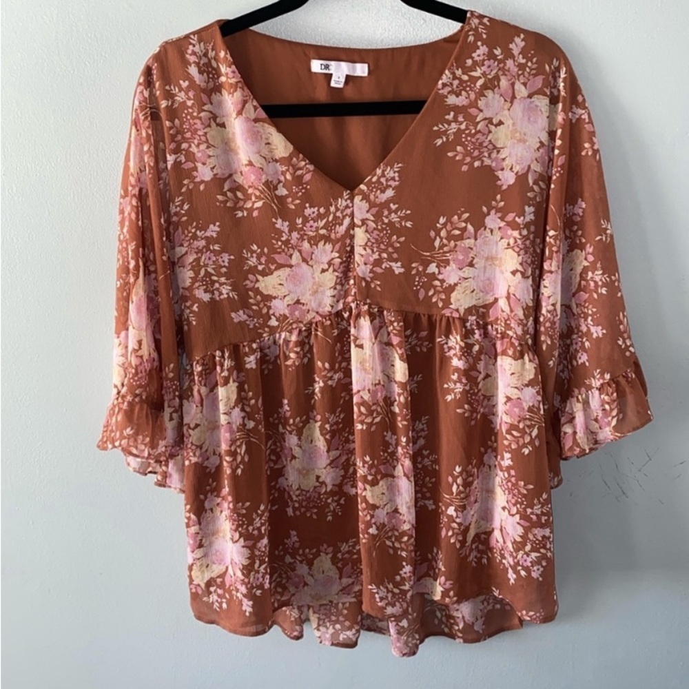 DR2 Daniel Rainn Tunic Blouse. Size S - Picture 3 of 4